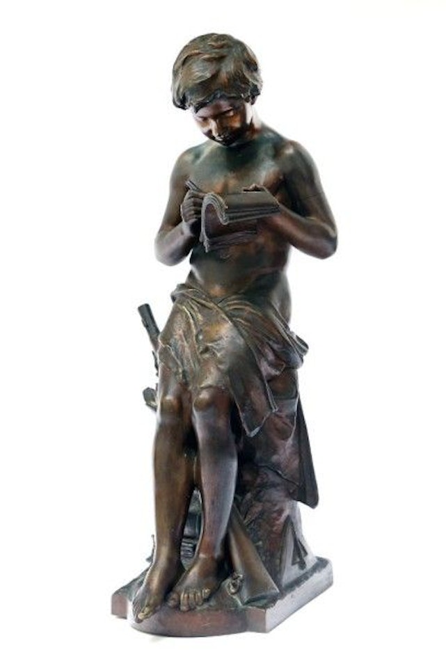 The young scribe by Mathurin Moreau