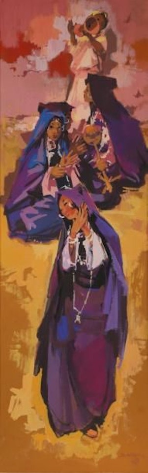 The dancers of Guedra by Jean Gaston Mantel