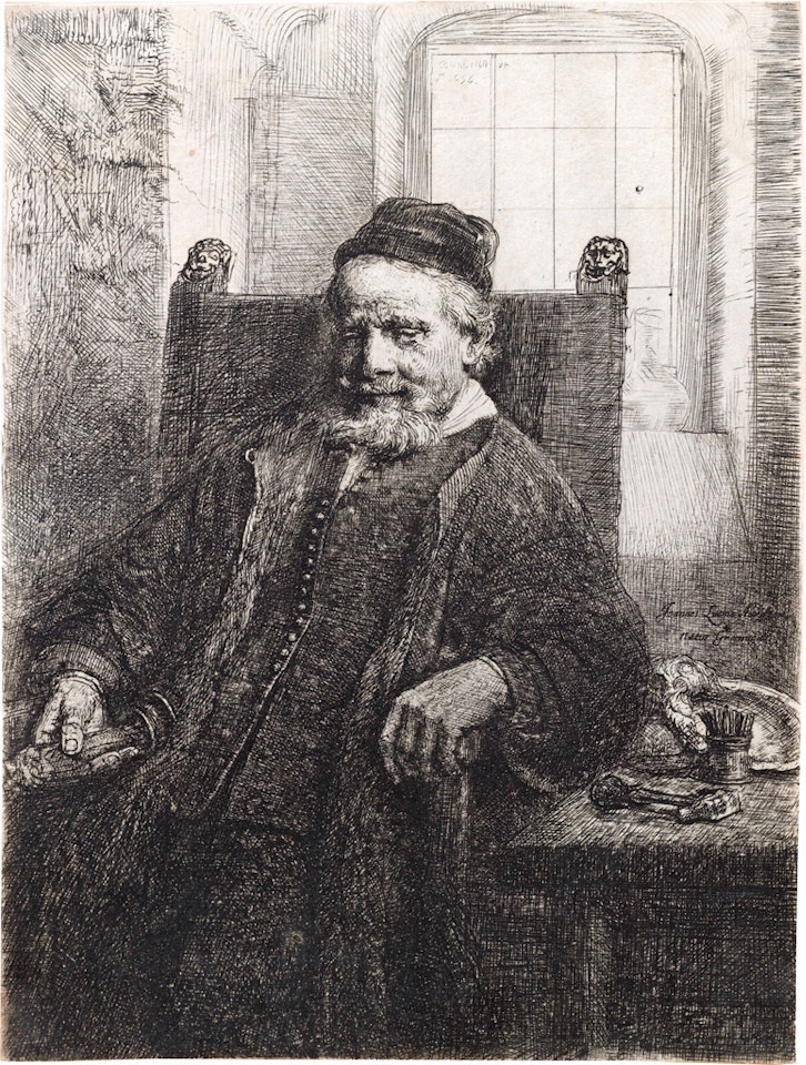 Jan Lutma, Goldsmith by Attributed to Rembrandt Harmensz van Rijn