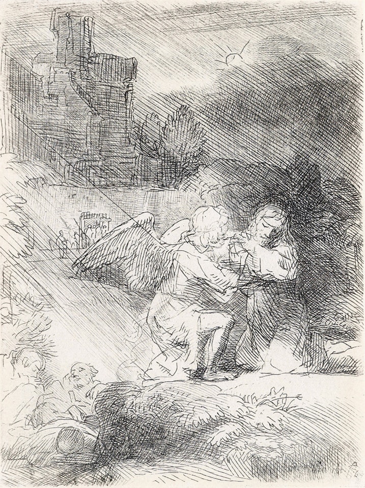 The Agony In The Garden by Attributed to Rembrandt Harmensz van Rijn