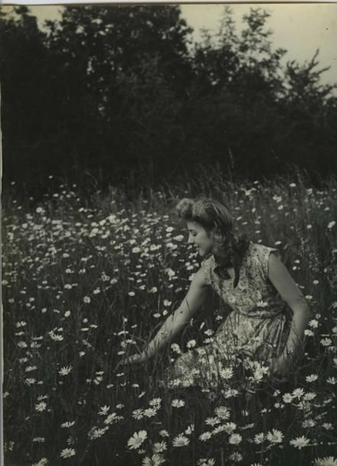 Young girl, two photographs by Florence Henri