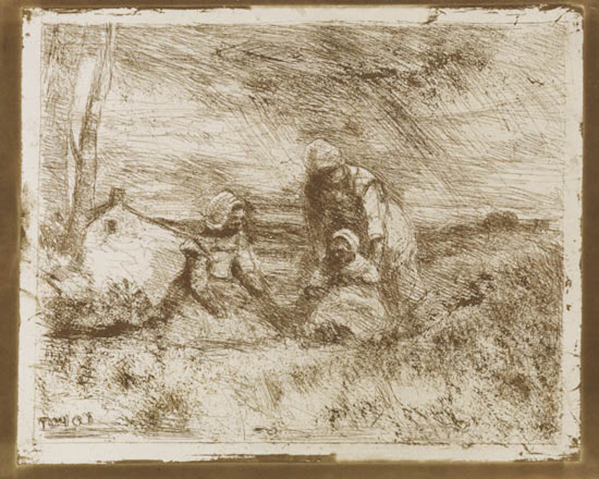 La Petite Soeur by Jean Baptiste Camille Corot