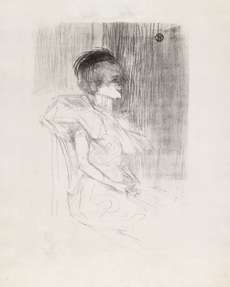 Lender Assise by Henri de Toulouse-Lautrec