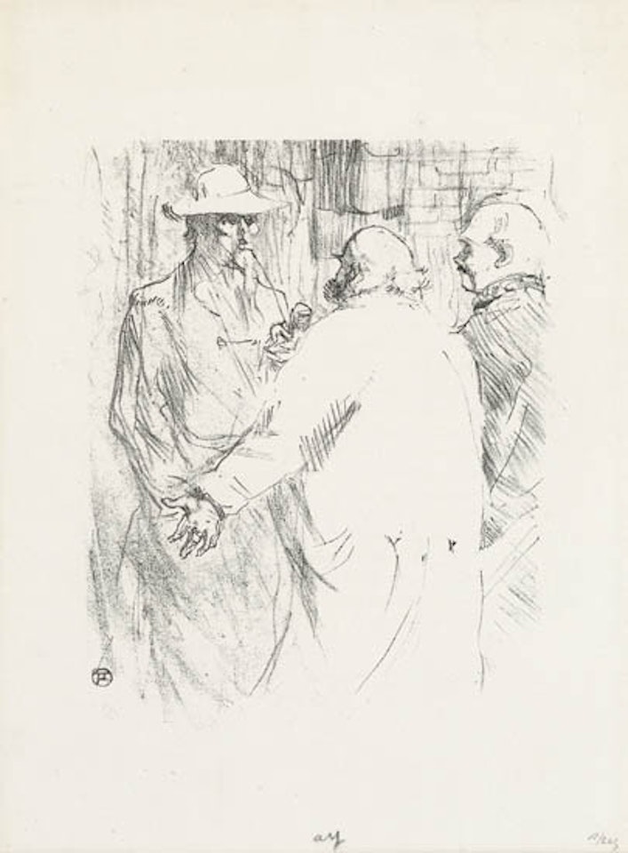 Ballade de Noël * Clemenceau à Busk by Henri de Toulouse-Lautrec