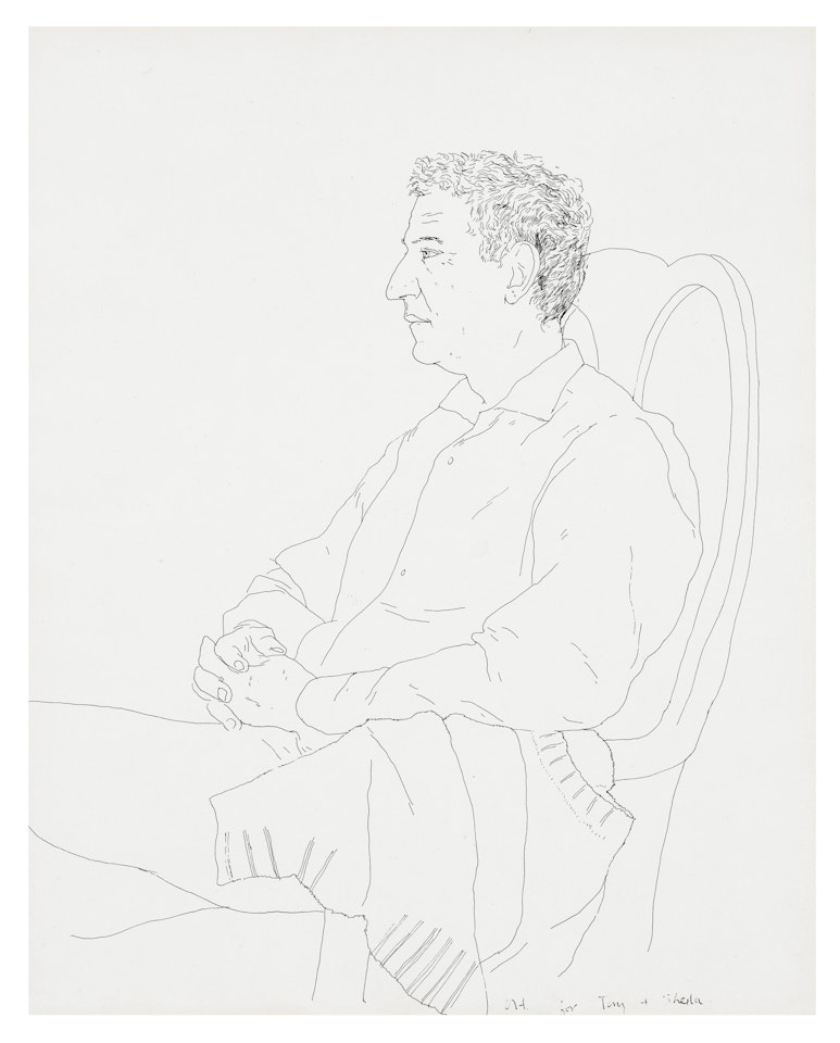 Tony by David Hockney