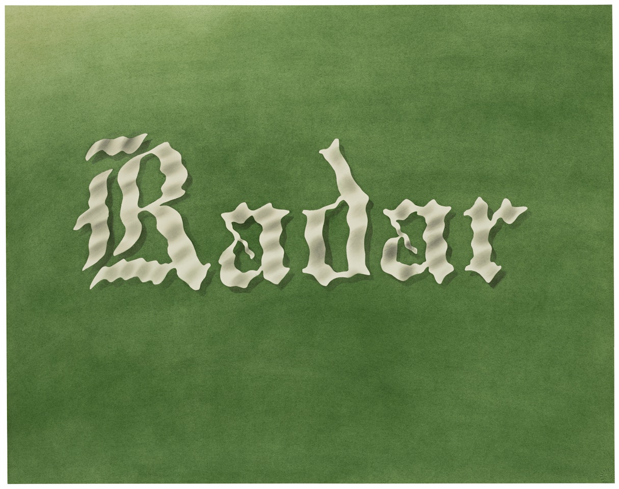 Radar by Ed Ruscha
