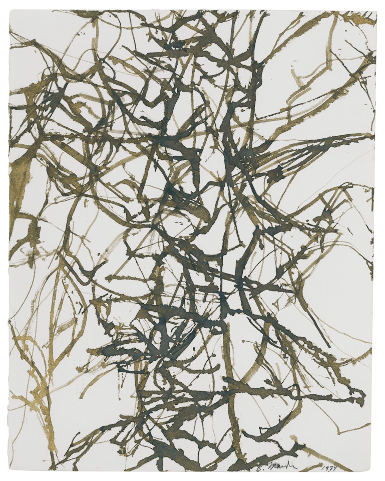 Sri Lanka - India (5) by Brice Marden