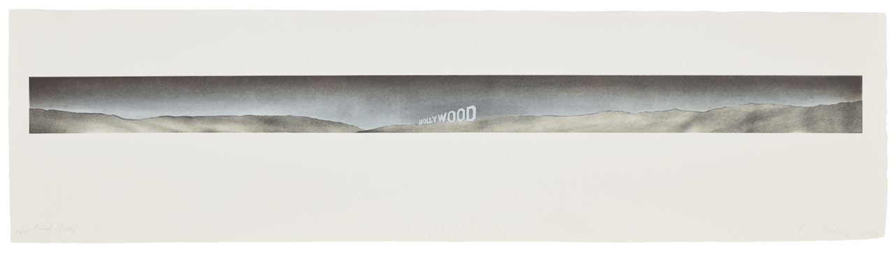 Long Hollywood by Ed Ruscha
