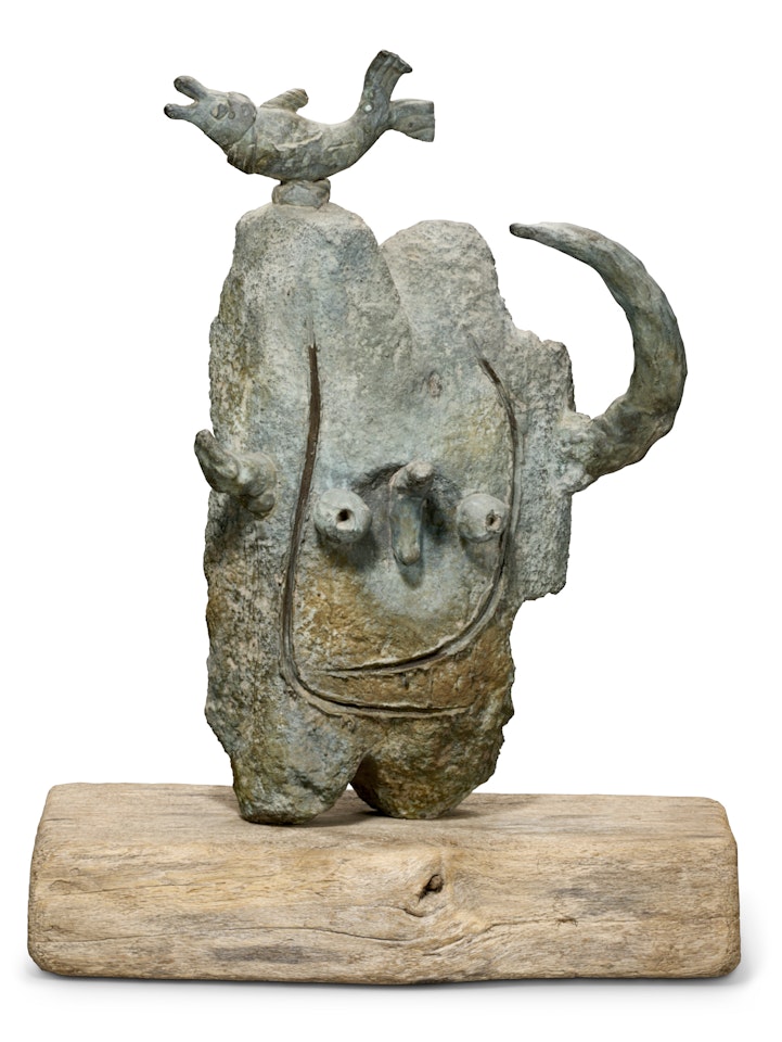 Tête et oiseau by Joan Miró
