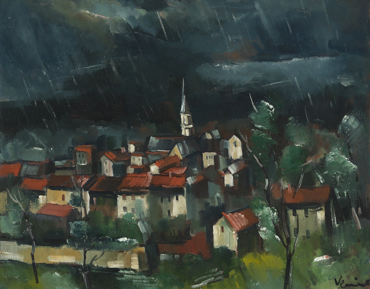 Nuit d"orage by Maurice de Vlaminck