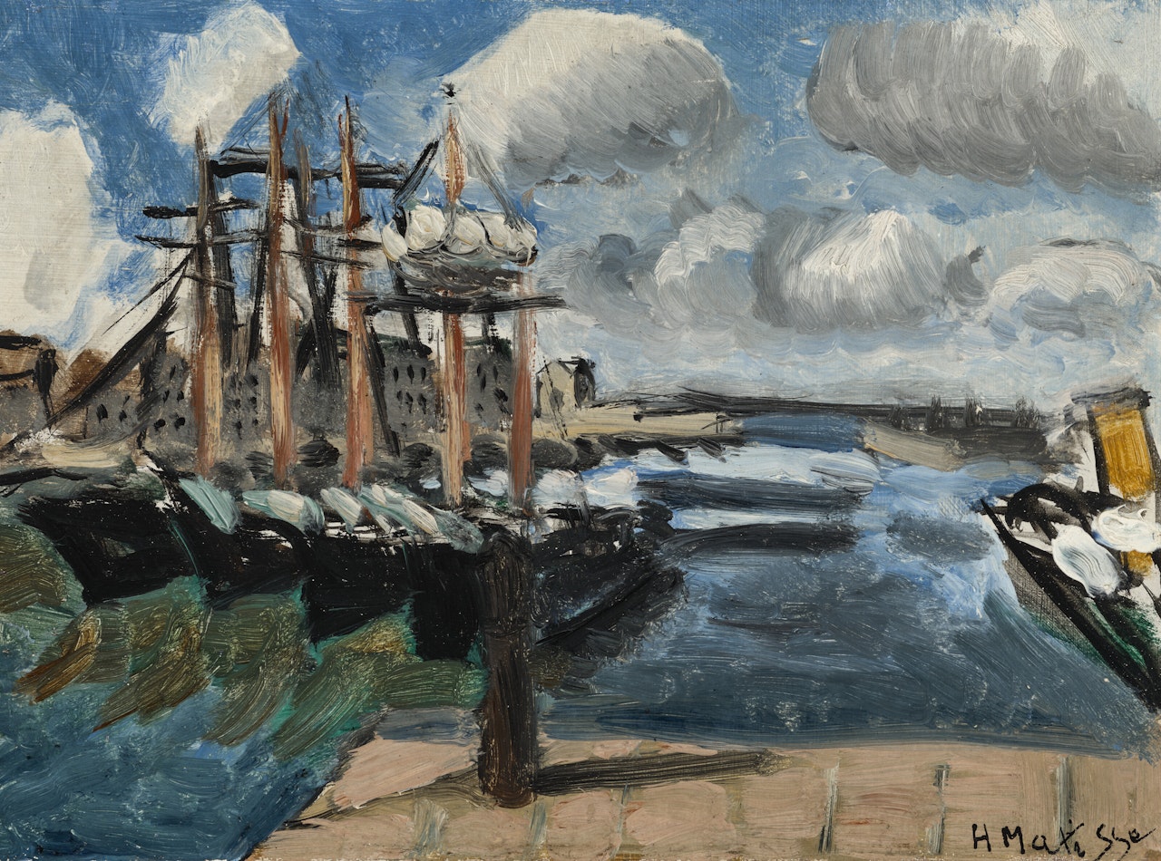 Port de Cherbourg by Henri Matisse