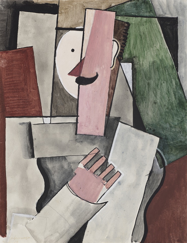 Le soldat à la moustache by Roger de la Fresnaye