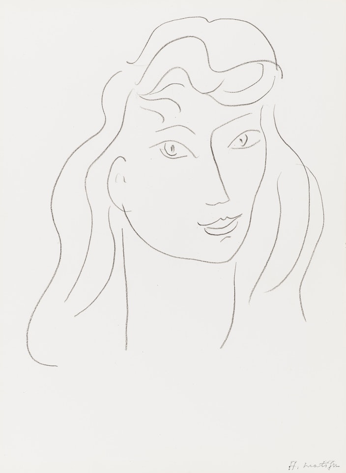 Tête de jeune fille by Henri Matisse