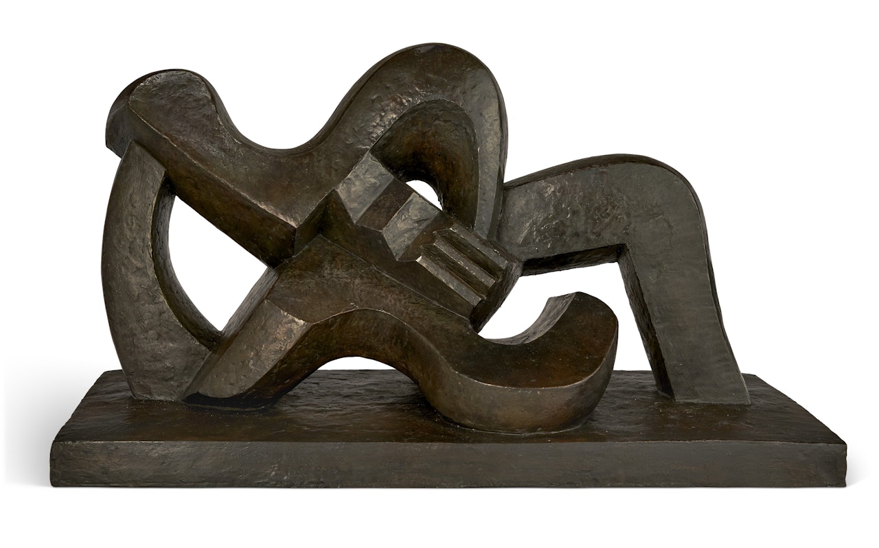 Femme couchée à la guitare by Jacques Lipchitz
