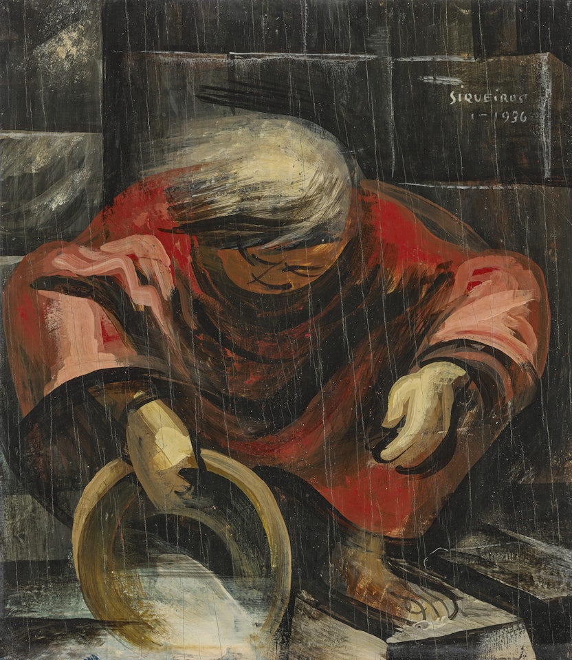 Muchacho en la fuente by David Alfaro Siqueiros