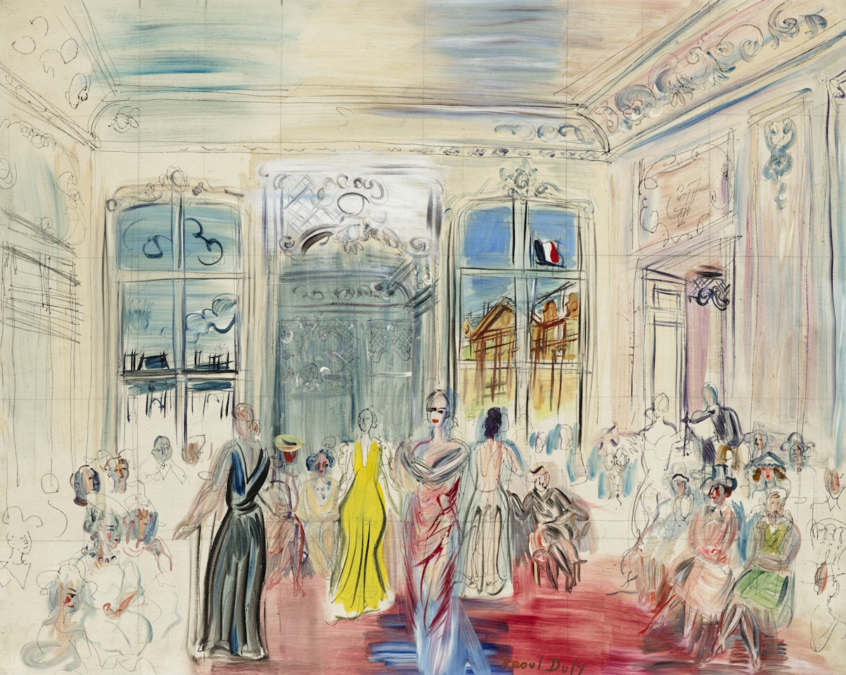 Une présentation chez Schiaparelli by Raoul Dufy