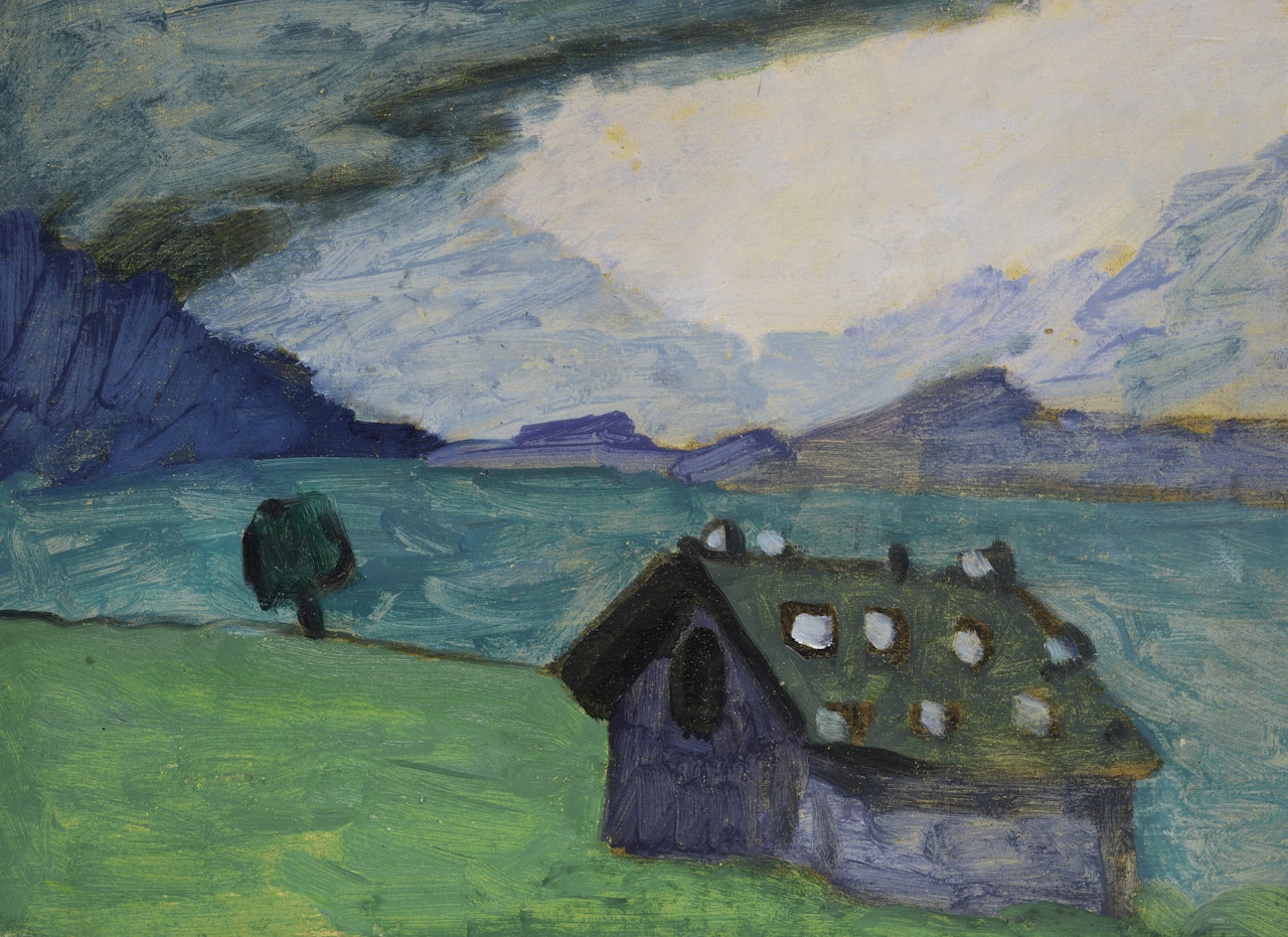 Hütte am Moos by Gabriele Münter