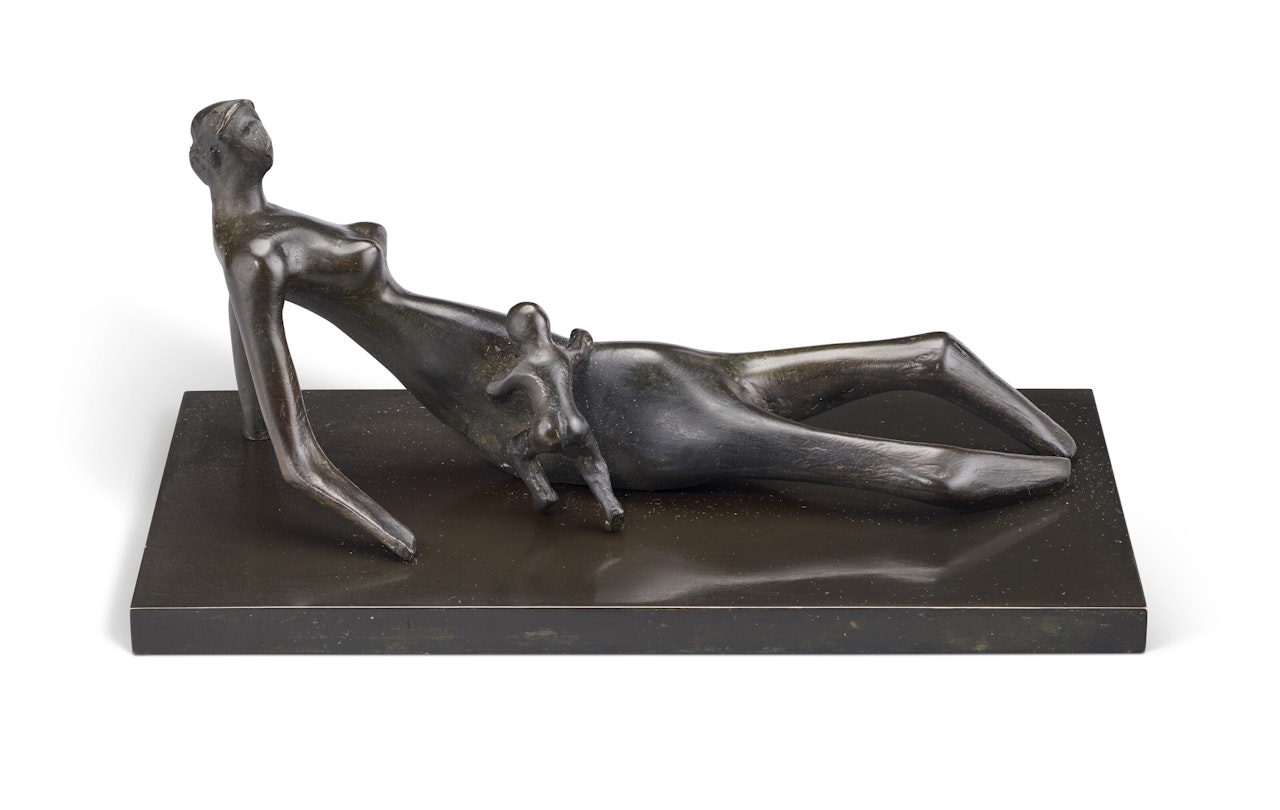 Reclining Mother and Child III by Henry Moore