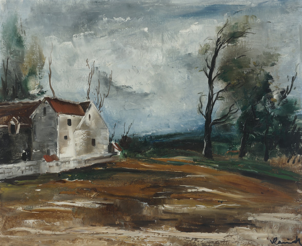 La plaine à Valmondois by Maurice de Vlaminck