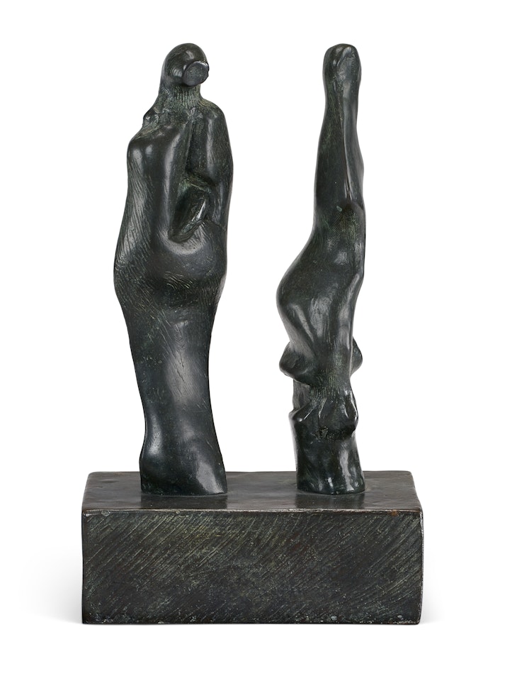 Two Standing Figures: Twisting by Henry Moore