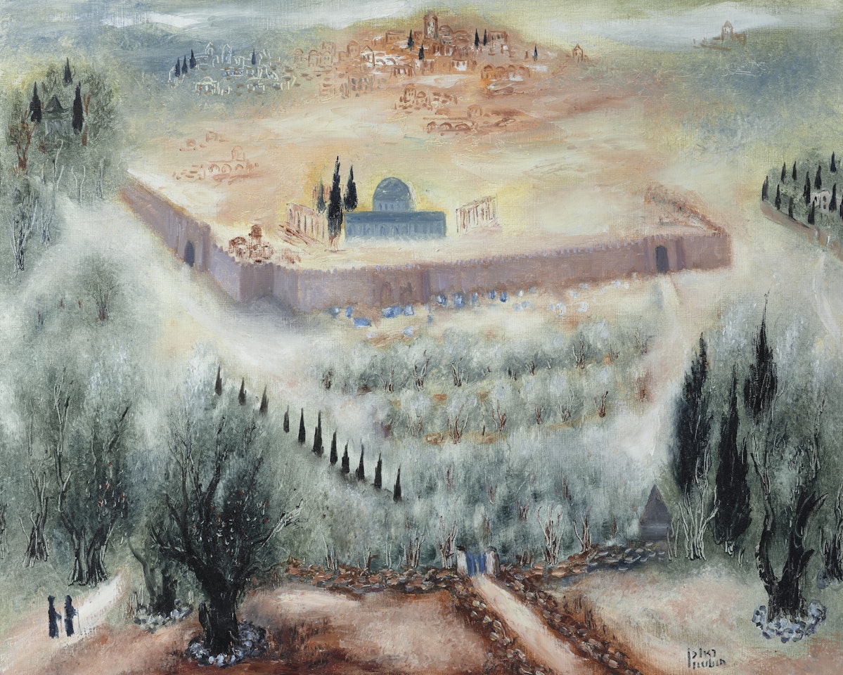 Jerusalem the Golden by Reuven Rubin