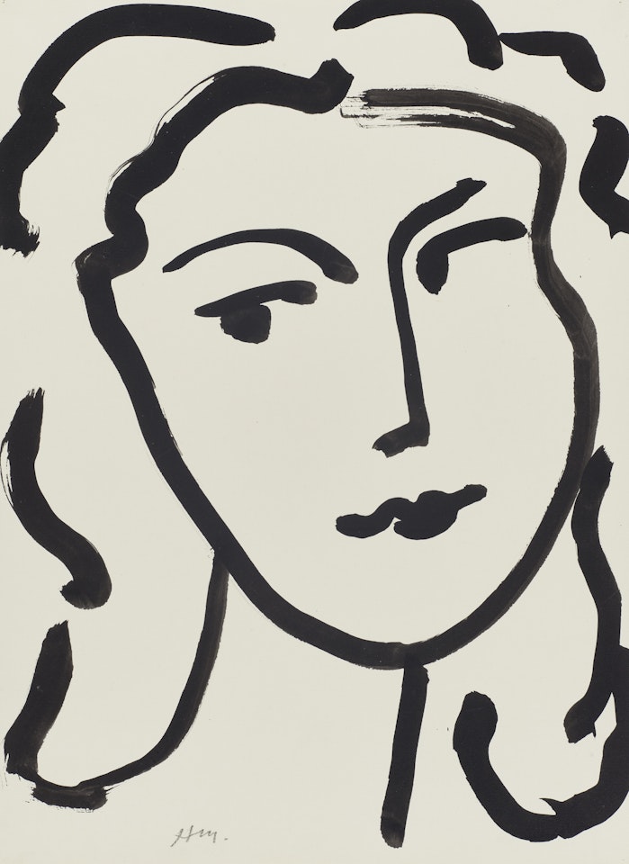 Visage de femme by Henri Matisse