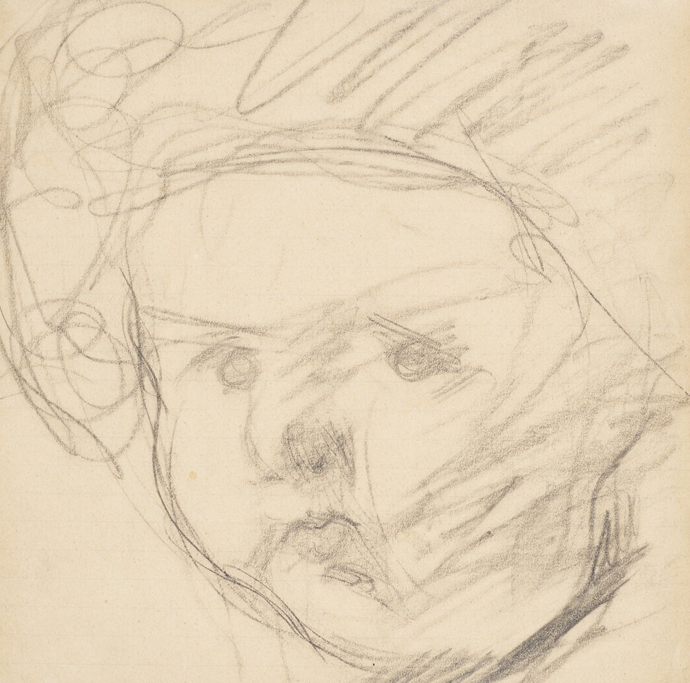 Bambina dai capelli ricci (Fiammetta Sarfatti) by Umberto Boccioni