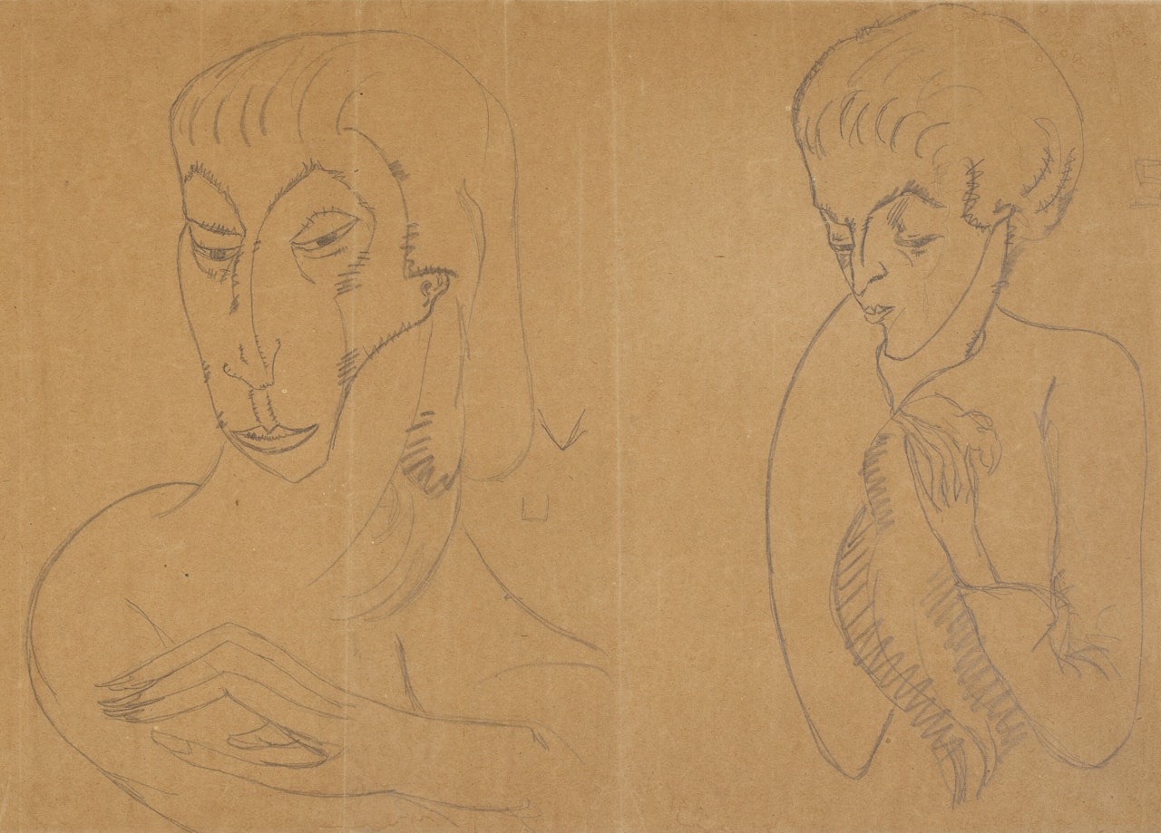 Tête et buste by Amedeo Modigliani
