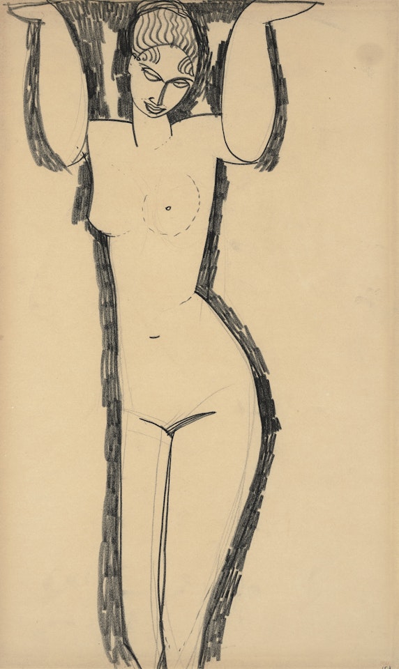 Cariatide by Amedeo Modigliani