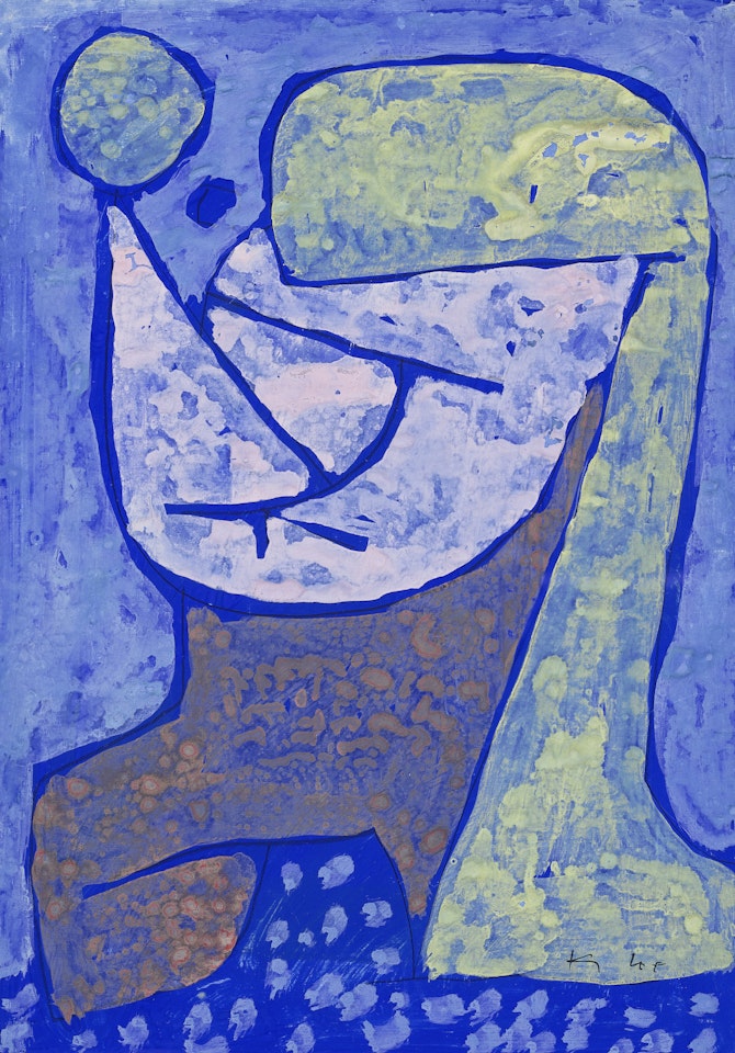 Gezeichnetes Mädchen by Paul Klee