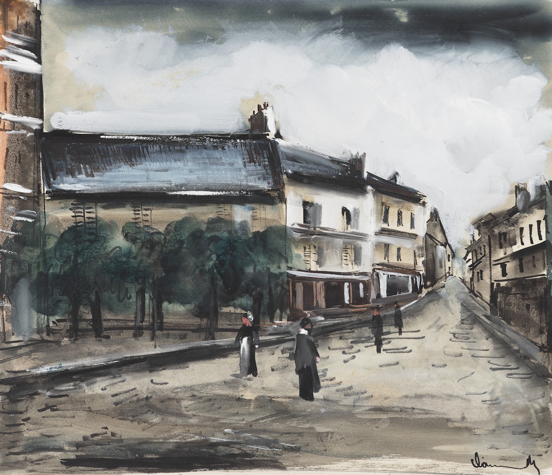 Village en Normandie by Maurice de Vlaminck