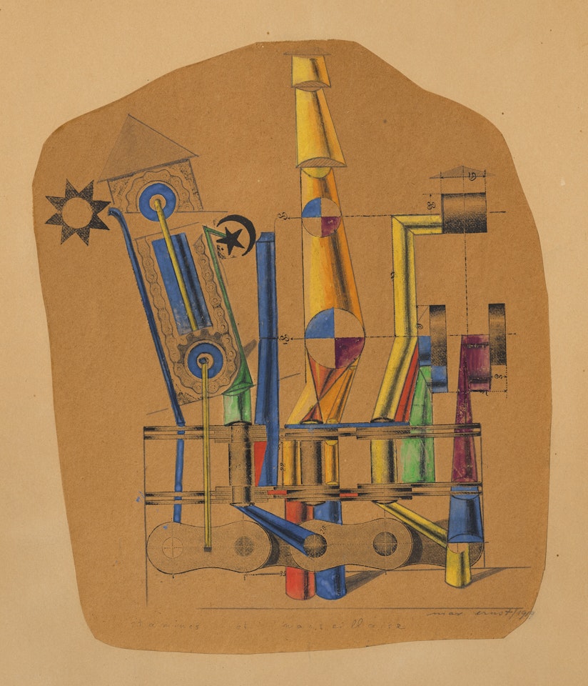 Etamines et marseillaise de Arp by Max Ernst