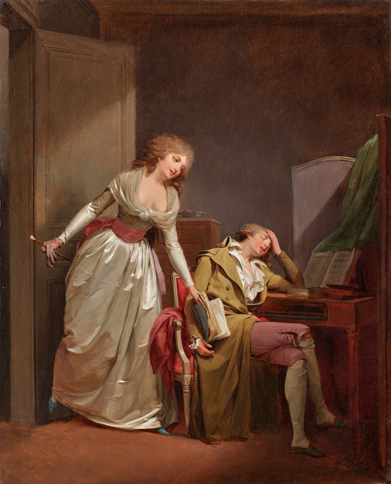 The Deceptive Sleep (Le Sommeil Trompeur) by Louis-Leopold Boilly