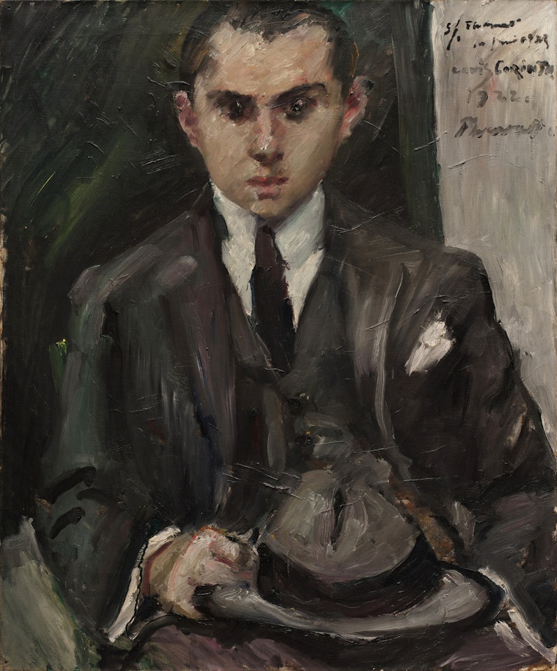 Thomas mit Hut in der Hand (Thomas with Hat in Hand) by Lovis Corinth
