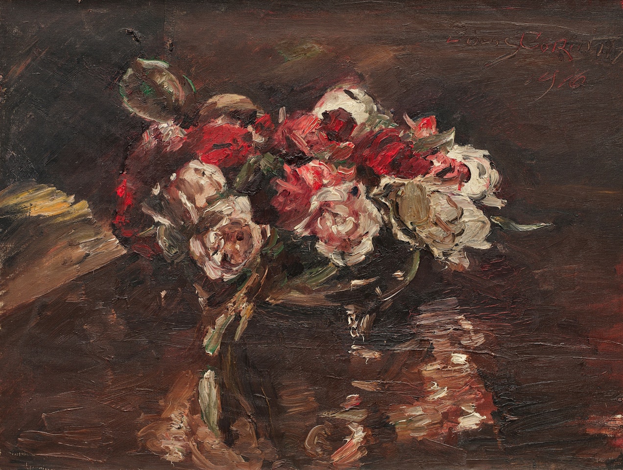 Rosenstilleben (Still Life with Roses) by Lovis Corinth
