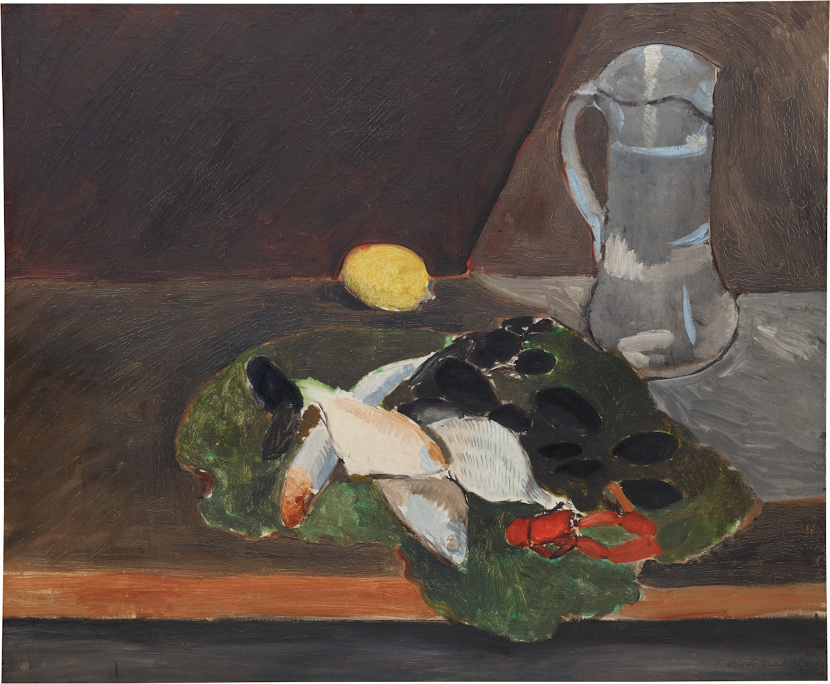 Nature morte avec poissons, pichet et citron by Henri Matisse