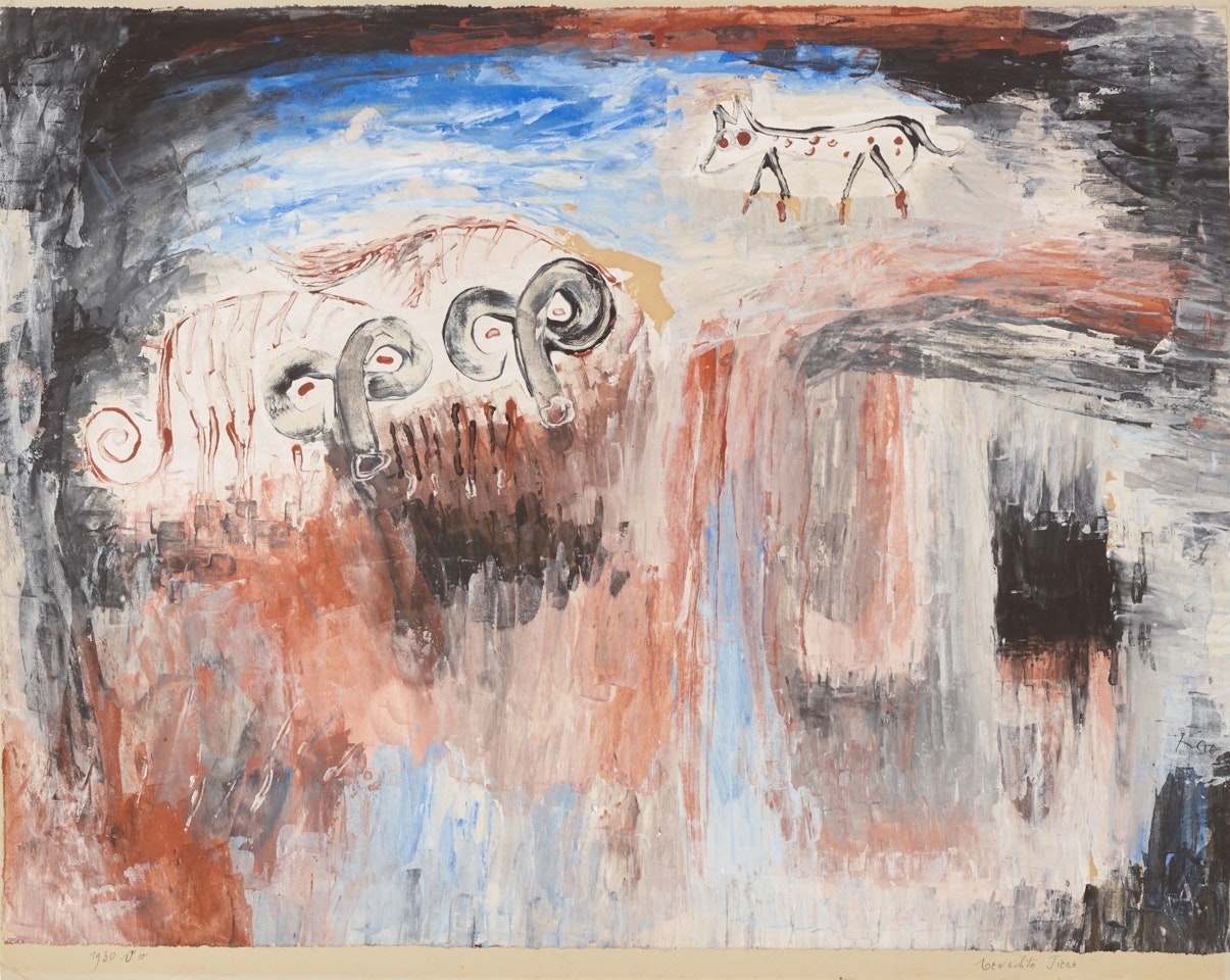 Bewachte Tiere (Guarded Animals) by Paul Klee