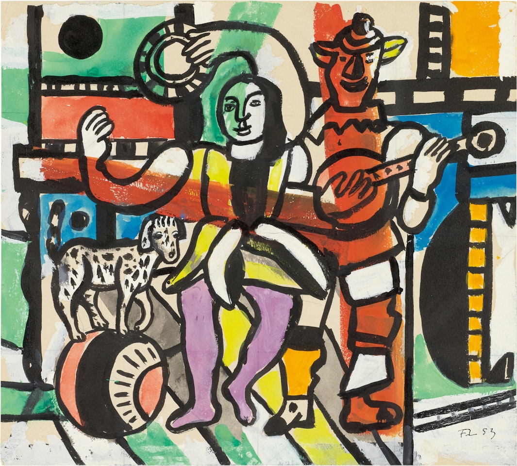 Étude pour ‘La Grande parade" by Fernand Leger
