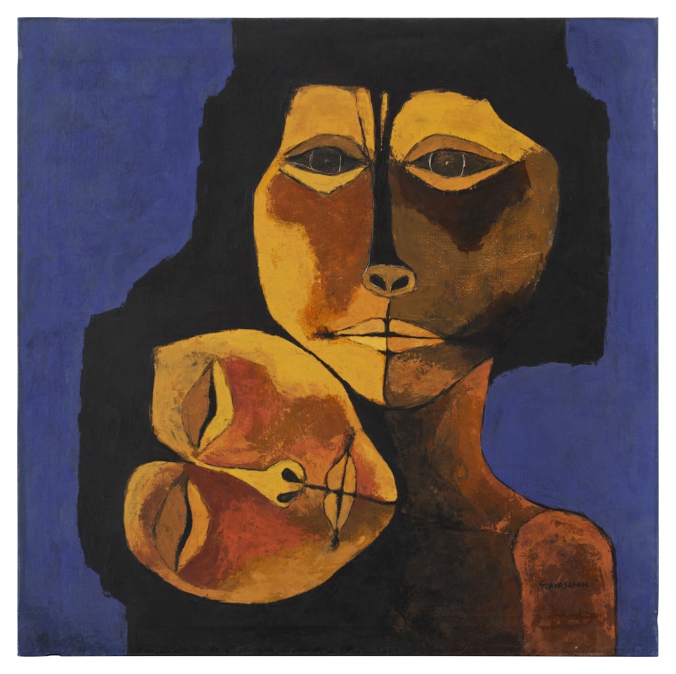 Madre y niño by Oswaldo Guayasamin