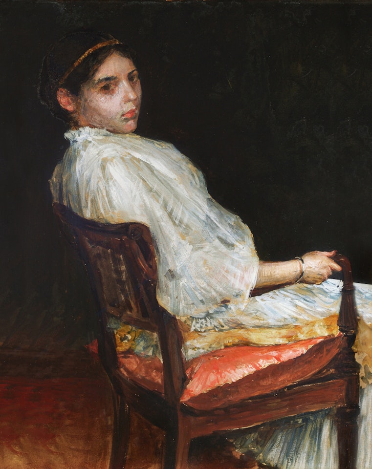 Alice in White by William Merritt Chase