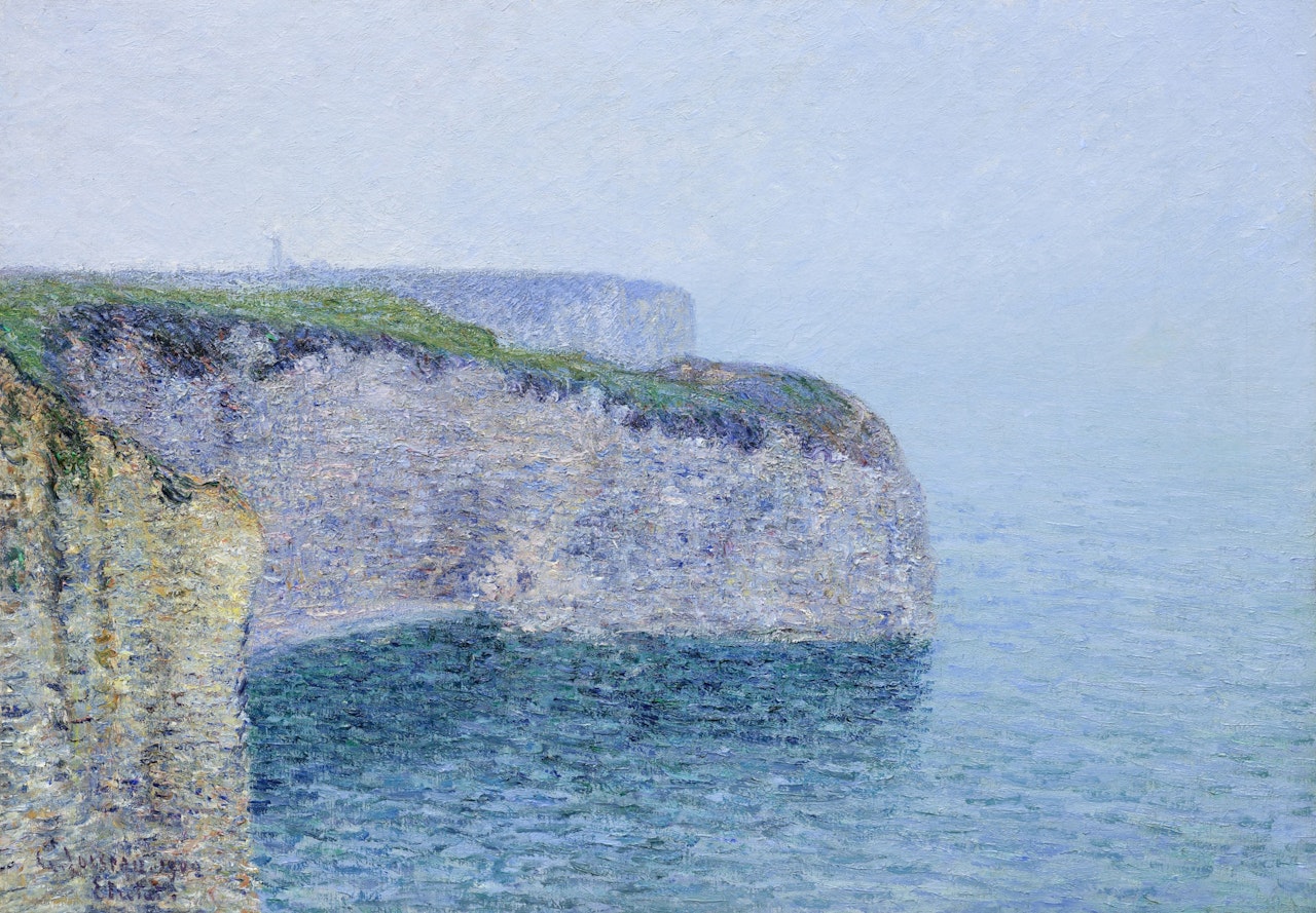 La Point de la batterie (Falaises d"Étretat) by Gustave Loiseau