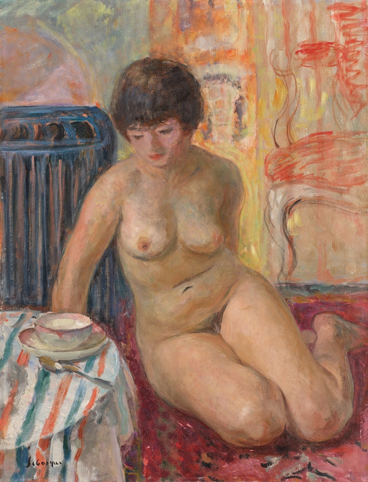 Nu à la tasse de thé by Henri Lebasque