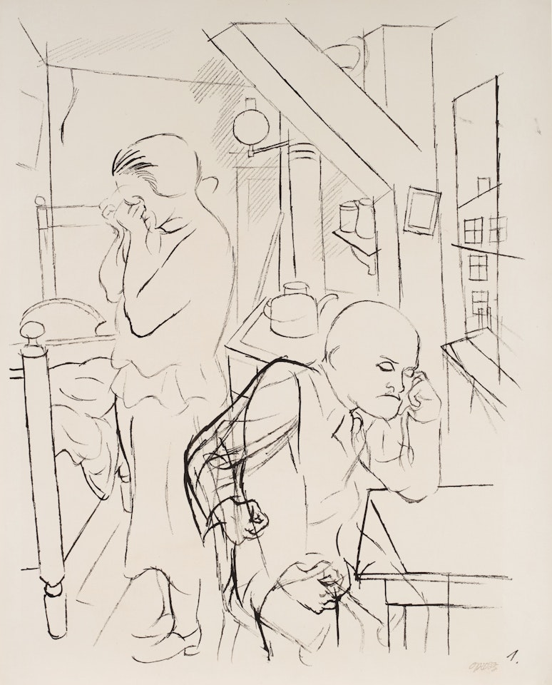 Streit (Fight) by George Grosz