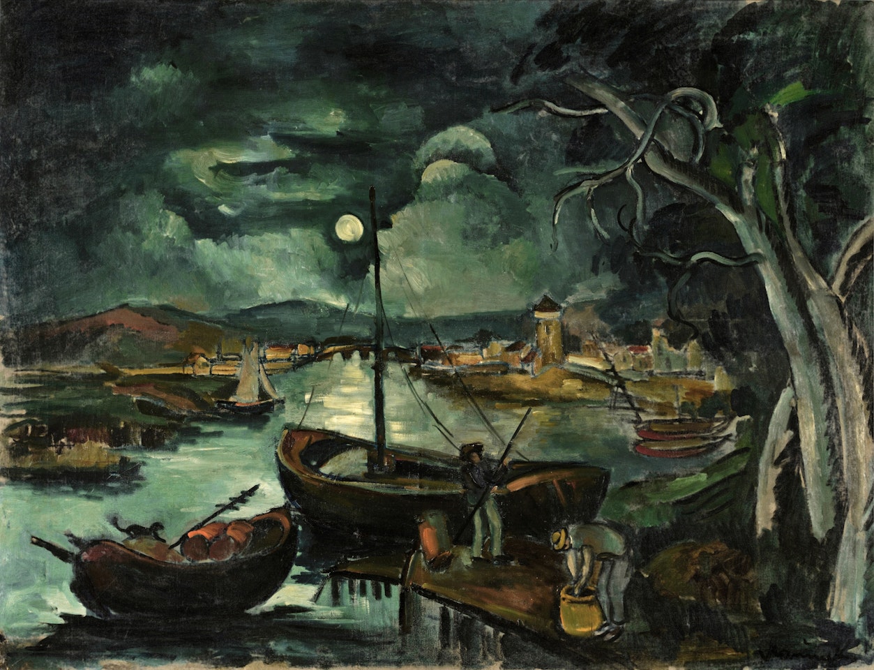 Le Rhin by Maurice de Vlaminck