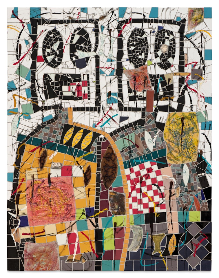 Two Standing Broken Men by Rashid Johnson