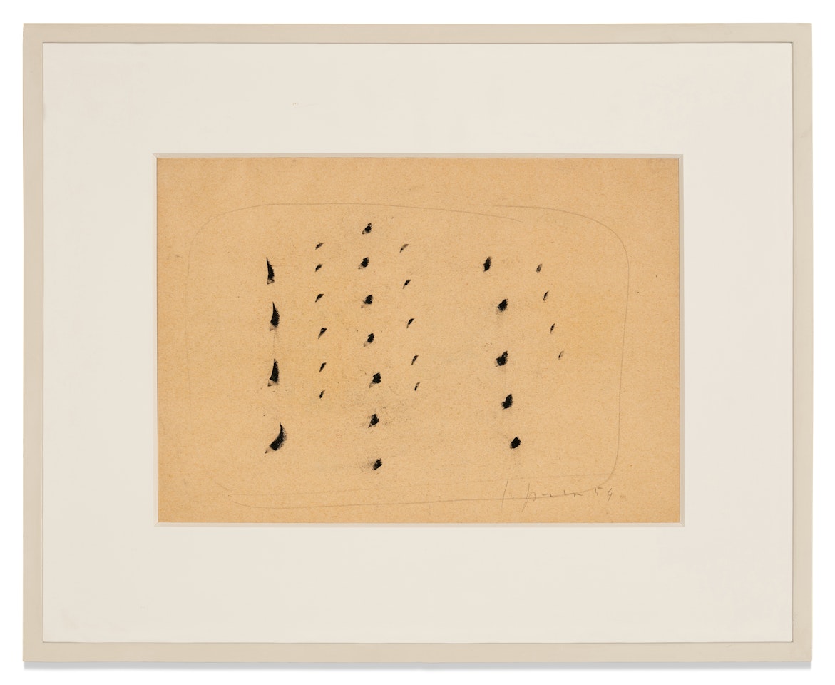 Concetto spaziale by Lucio Fontana