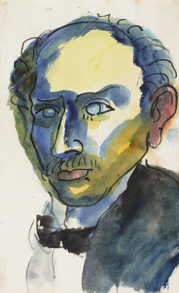 Männerbildnis (Selbstbildnis) by Emil Nolde