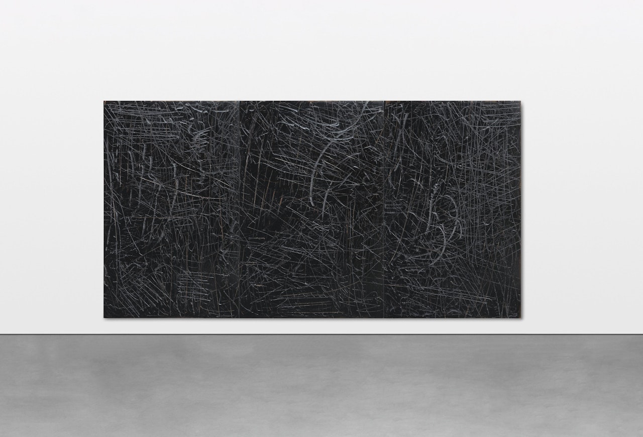 Schwarzes Bild I - Metropolis by Imi Knoebel