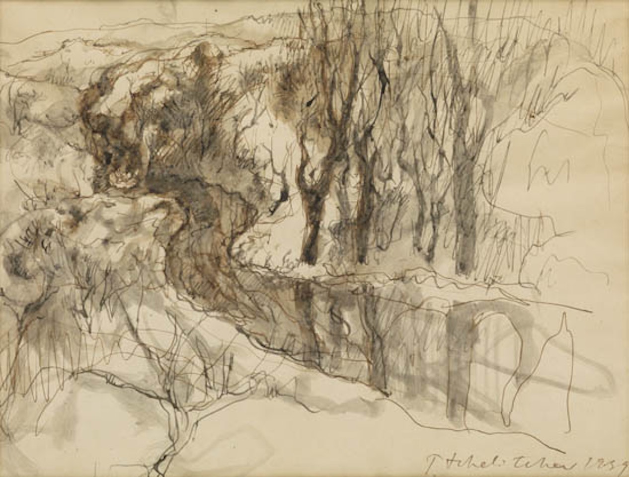 Winter Landscape by Pavel Tchelitchew