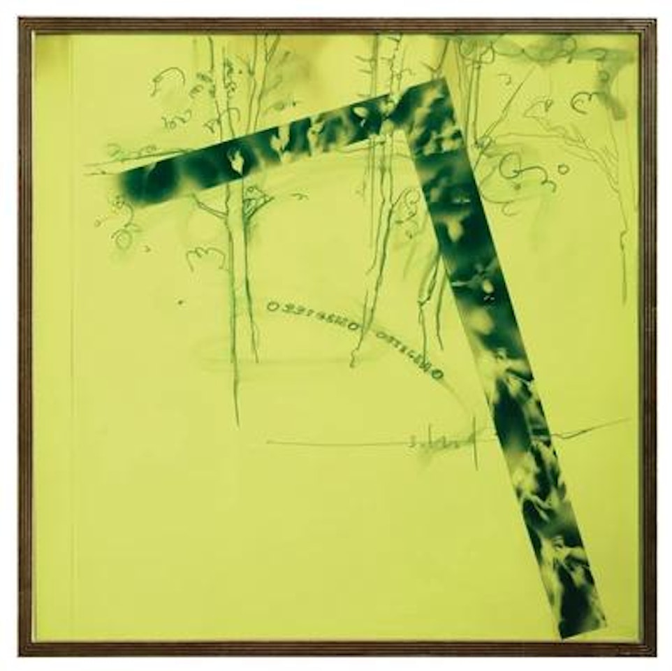 Ossigeno Ossigeno by Mario Schifano